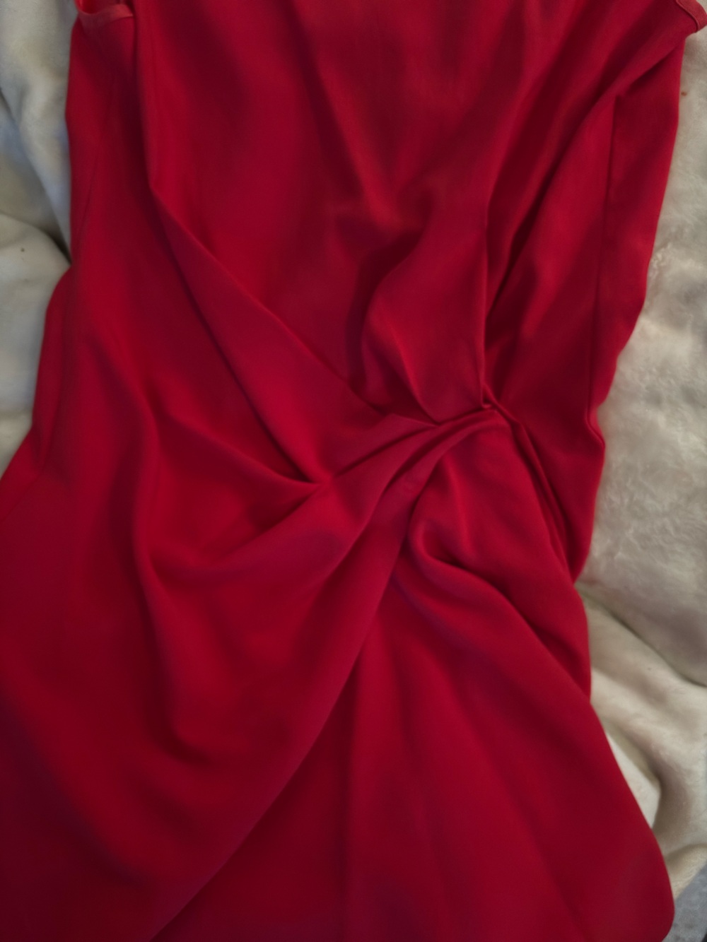 RACHEL Rachel Roy Red Sleeveless Twist-Front Midi Dress - Picture 4 of 4